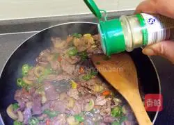 Illustration of how to make stir-fried donkey meat 8