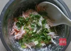 Illustration of how to make fried radish balls 7