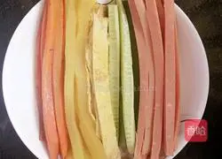 Illustration of how to make tuna sushi 2