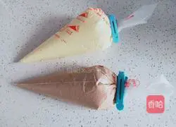 Two-color cake roll recipe 13