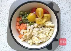 Illustration of how to make mini pizza (baby version) 2