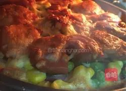 Low-fat ham assorted pizza Illustration of how to do it 13