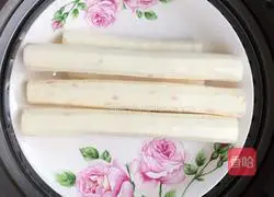 Illustration of how to make steamed yam 2