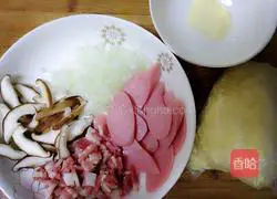 Illustration of how to make pizza in a pan 7