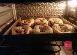 Illustration of making bean paste bread 21