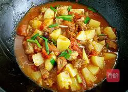 Illustration of how to make beef stew with tomatoes and potatoes 10