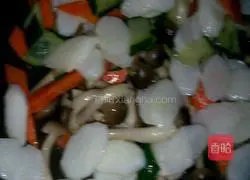 Illustrations of how to make green vegetables 6