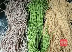 Colored Vegetable Noodles Illustration 10