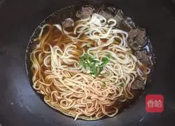 Illustration of making soybean noodle soup 12