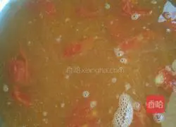 Illustration of how to make tomato and egg soup for baby appetizer 3