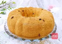 Illustration of how to make whole egg cake (dried blueberry) 1