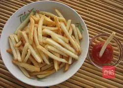 Illustration of how to make French fries 6