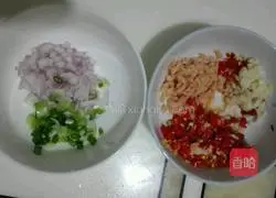 Illustration of how to make fish-flavored tofu dumplings 1