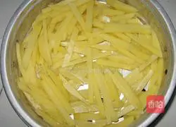 Illustration of how to make French fries 4