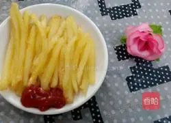 Illustration of homemade French fries 11