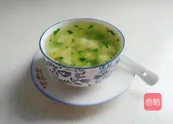 Illustration of how to make green vegetable and tofu soup 6