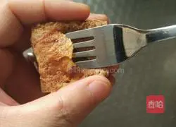 Illustration of how to make meat stuffed tofu box 6