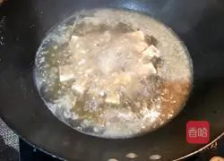 Illustration of how to make minced meat, spinach and tofu soup 7