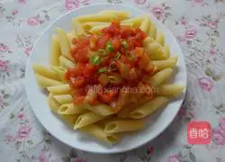 Illustrated recipe of Italian macaroni 10