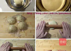 Illustration of how to make meat floss bread 1