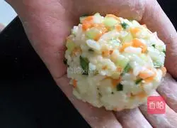 Rice vegetable pancake recipe 4