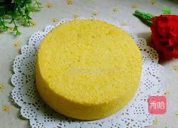 Illustration of making local egg chiffon cake 21