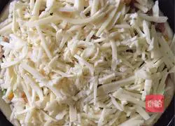 Illustration of homemade bacon pizza 11