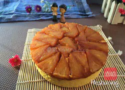 Illustration of how to make caramel pineapple flip cake 14