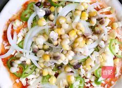 Illustration of how to make mixed pizza 4