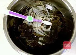 Illustration of steamed hairy crabs 3