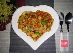 Stir-fried diced chicken in sauce ~ New Year's Eve dinner recipe 15
