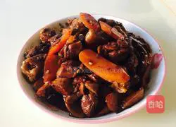 Illustration of braised chicken legs 10