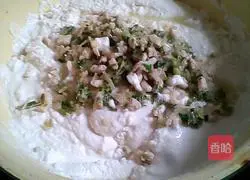 Illustration of how to make Chinese pizza 3