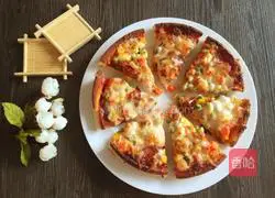 Illustration of how to make bacon cheese pizza 6