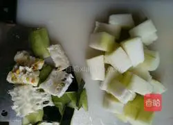 Winter Melon Braised Chicken Recipe Illustration 2