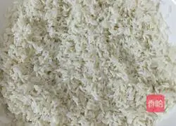 Illustration of how to make pearl meatballs 1