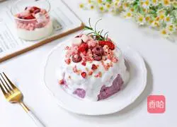 Toast Illustration of how to make low-calorie taro cake 10