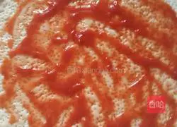 Illustration of how to make ham pizza 4