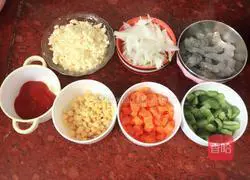 Illustration of how to make pan mini pizza 2