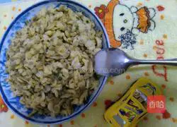 Sophora flower wheat rice recipe illustration 4