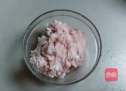 Illustration of how to make crystal radish meatballs 2