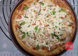 Illustrated recipe of Italian pizza 10