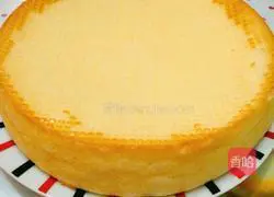 Illustration of how to make chiffon cake 13