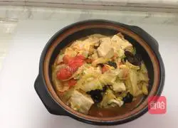 Illustration of how to make casserole with cabbage and tofu 10 