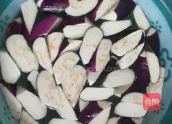 Illustration 3 of how to cook minced meat and eggplant in sauce