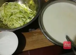 Illustration of how to make kidney bean curd 4
