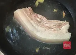 White cut meat Illustration of how to do it 4