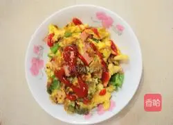 Illustration of how to make egg pizza 8