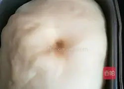 Illustration of how to make honey bean, seaweed and meat floss bread 3