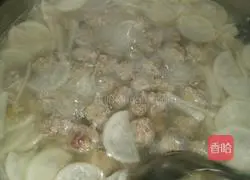 Illustration of how to make vermicelli radish meatball soup 8